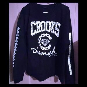 Crook and Castles/Diamond Supply co sweatshirt